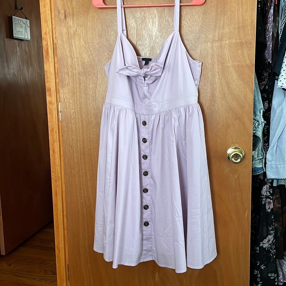 NWT lilac purple Torrid poplin dress